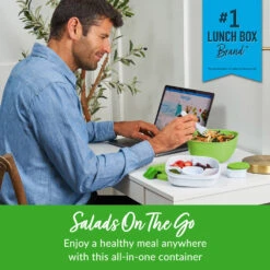 Bentgo Salad Container (2-Pack) -Bentgo Kitchen Sales Store 2PK BGOSAL G 3