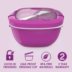 Bentgo Salad Container (2-Pack) -Bentgo Kitchen Sales Store 2PK BGOSAL P4