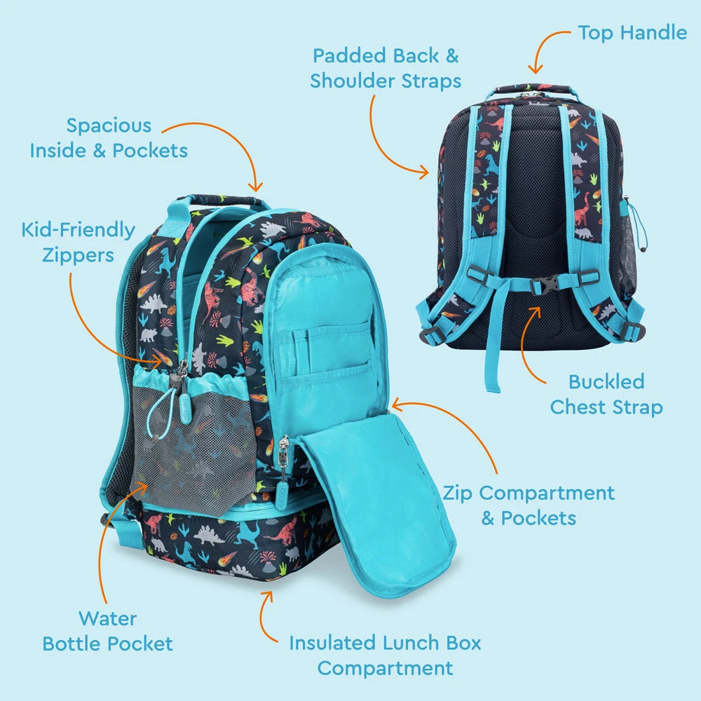 Bentgo Kids Prints 2-in-1 Backpack & Lunch Bag 20 Bentgo Kids Prints 2-in-1 Backpack & Lunch Bag - Image 20