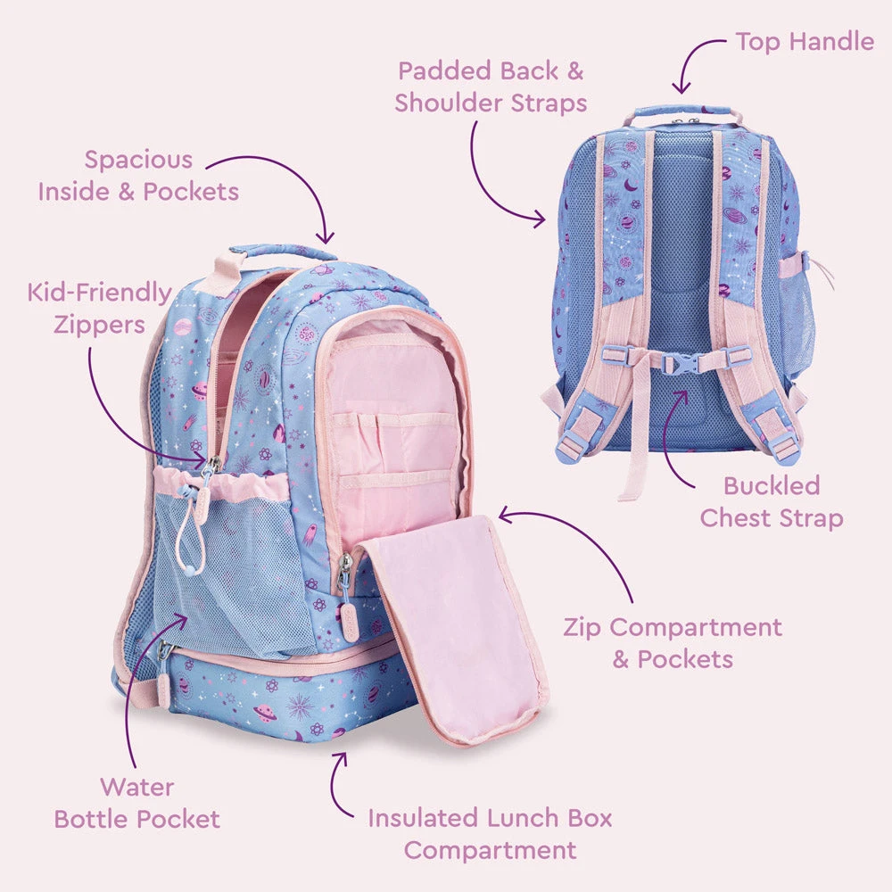 Bentgo Kids Prints 2-in-1 Backpack & Lunch Bag 14 Bentgo Kids Prints 2-in-1 Backpack & Lunch Bag - Image 14