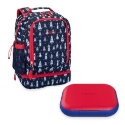 Bentgo Kids Chill Lunch Box & Prints Backpack -Bentgo Kitchen Sales Store BGBKPAK RKT BGOCHL R