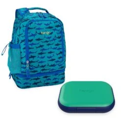 Bentgo Kids Chill Lunch Box & Prints Backpack -Bentgo Kitchen Sales Store BGBKPAK SHK BGOCHL G