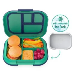 Bentgo Kids Chill Lunch Box & Prints Backpack -Bentgo Kitchen Sales Store BGBKPAK SHK BGOCHL G 5