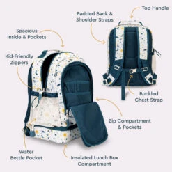 Bentgo Kids Prints 2-in-1 Backpack & Lunch Bag 27 Bentgo Kids Prints 2-in-1 Backpack & Lunch Bag -Bentgo Kitchen Sales Store BGBKPAK SKY 3