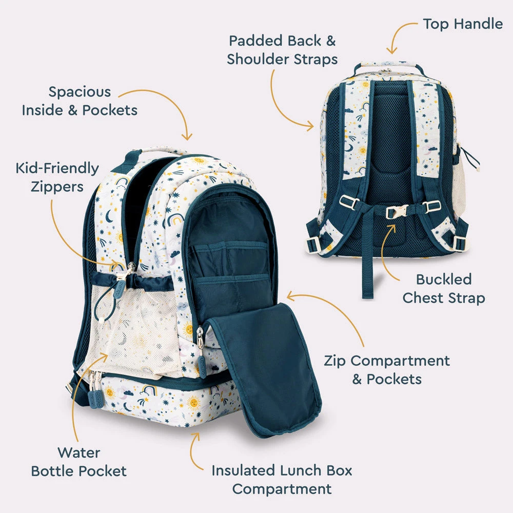 Bentgo Kids Prints 2-in-1 Backpack & Lunch Bag 8 Bentgo Kids Prints 2-in-1 Backpack & Lunch Bag - Image 8