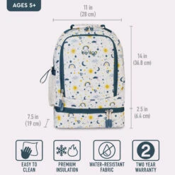Bentgo Kids Prints 2-in-1 Backpack & Lunch Bag 29 Bentgo Kids Prints 2-in-1 Backpack & Lunch Bag -Bentgo Kitchen Sales Store BGBKPAK SKY 5