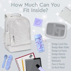 Bentgo Kids 2-in-1 Backpack & Lunch Bag -Bentgo Kitchen Sales Store BGBKPAK SLGL 4