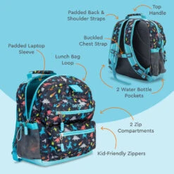 Bentgo Kids Prints Backpack -Bentgo Kitchen Sales Store BGBKPAKV2 DNO 3