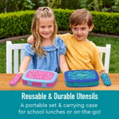 Bentgo Kids Utensil Set -Bentgo Kitchen Sales Store BGKDUTPL SHK 2