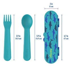 Bentgo Kids Utensil Set -Bentgo Kitchen Sales Store BGKDUTPL SHK 5