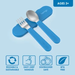 Bentgo Kids Stainless Steel Utensil Set -Bentgo Kitchen Sales Store BGKDUTSS B 3