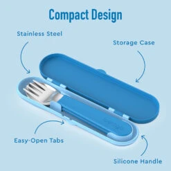 Bentgo Kids Stainless Steel Utensil Set -Bentgo Kitchen Sales Store BGKDUTSS B 4