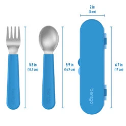 Bentgo Kids Stainless Steel Utensil Set -Bentgo Kitchen Sales Store BGKDUTSS B 5