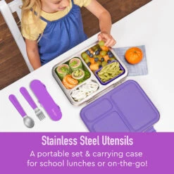 Bentgo Kids Stainless Steel Utensil Set -Bentgo Kitchen Sales Store BGKDUTSS P 2