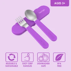 Bentgo Kids Stainless Steel Utensil Set -Bentgo Kitchen Sales Store BGKDUTSS P 3