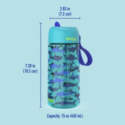 Bentgo Kids Water Bottle -Bentgo Kitchen Sales Store BGKDWB1 SHK 6