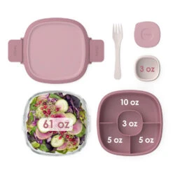 Bentgo Glass Salad Container -Bentgo Kitchen Sales Store BGLASSAL R 6