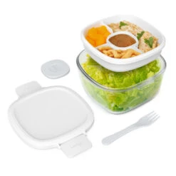 Bentgo Glass Salad Container -Bentgo Kitchen Sales Store BGLASSAL W