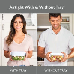 Bentgo Glass Salad Container -Bentgo Kitchen Sales Store BGLASSAL W 2