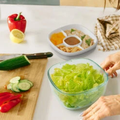 Bentgo Glass Salad Container -Bentgo Kitchen Sales Store BGLASSAL W 4