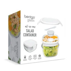 Bentgo Glass Salad Container -Bentgo Kitchen Sales Store BGLASSAL W 7
