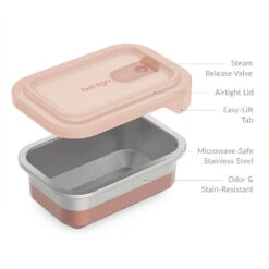 Bentgo MicroSteel Heat & Eat Container 24 Bentgo MicroSteel Heat & Eat Container -Bentgo Kitchen Sales Store BGMCSTL1 RS 5