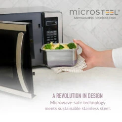 Bentgo MicroSteel Heat & Eat Container 28 Bentgo MicroSteel Heat & Eat Container -Bentgo Kitchen Sales Store BGMCSTL2 DS 2