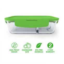 Bentgo Glass Lunch Container -Bentgo Kitchen Sales Store BGOGLS G 3B