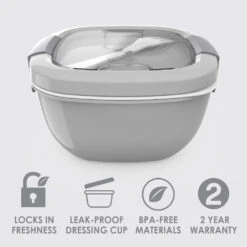 Bentgo All-in-One Salad Container -Bentgo Kitchen Sales Store BGOSAL Y 3