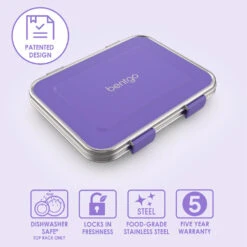 Bentgo Kids Stainless Steel Lunch Box -Bentgo Kitchen Sales Store BGOSTL P 3