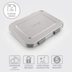 Bentgo Kids Stainless Steel Lunch Box -Bentgo Kitchen Sales Store BGOSTL S 3