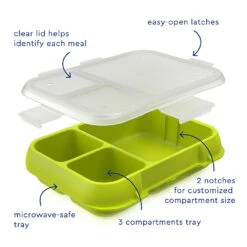 Bentgo Pop Tray With Transparent Cover -Bentgo Kitchen Sales Store BGPOPTRY NB 3
