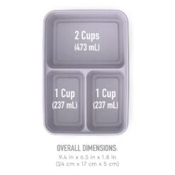 Bentgo Prep 3-Compartment 40-Piece Set -Bentgo Kitchen Sales Store BGPRBDL6 LC 5