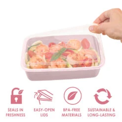 Bentgo Prep 1-Compartment Meal Prep Containers -Bentgo Kitchen Sales Store BGPRP1 PK 4