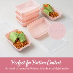Bentgo Prep 1-Compartment Meal Prep Containers -Bentgo Kitchen Sales Store BGPRP1 PK 6