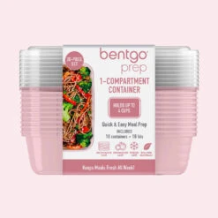 Bentgo Prep 1-Compartment Meal Prep Containers -Bentgo Kitchen Sales Store BGPRP1 PK 8