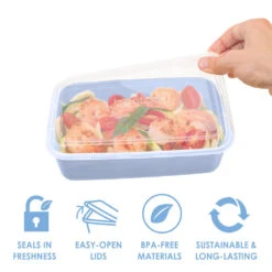 Bentgo Prep 1-Compartment Meal Prep Containers -Bentgo Kitchen Sales Store BGPRP1 PW 4