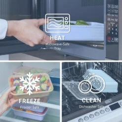 Bentgo Prep 1-Compartment Meal Prep Containers -Bentgo Kitchen Sales Store BGPRP1 PW 5