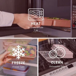 Bentgo Prep 2-Compartment Meal Prep Containers -Bentgo Kitchen Sales Store BGPRP2 BR 5 528febb4 9660 412e 8871 2be51135ebb1