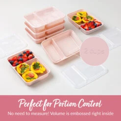Bentgo Prep 2-Compartment Meal Prep Containers -Bentgo Kitchen Sales Store BGPRP2 PK 6 48212724 1bb8 4229 a5dd 34e339323cc1