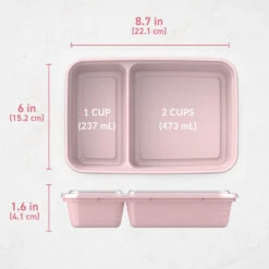 Bentgo Prep 2-Compartment Meal Prep Containers -Bentgo Kitchen Sales Store BGPRP2 PK 7 63c1bfd7 a848 4610 978d 66a3ada54bf7