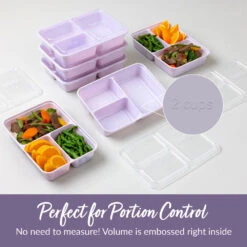 Bentgo Prep 3-Compartment Meal Prep Containers -Bentgo Kitchen Sales Store BGPRP3 LC 6 0dcf3100 8fdf 44f6 9e1f cc717cf3b25c