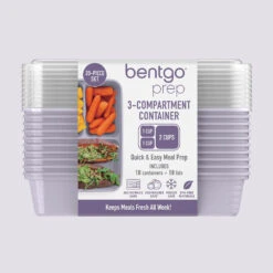 Bentgo Prep 3-Compartment Meal Prep Containers -Bentgo Kitchen Sales Store BGPRP3 LC 8 c486a18a ca42 43e3 9ba1 75053111a297