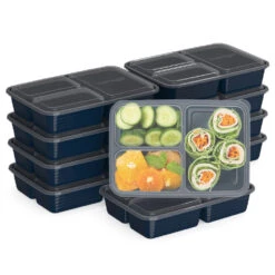 Bentgo Prep 3-Compartment Meal Prep Containers -Bentgo Kitchen Sales Store BGPRP3 NB 6582c856 525e 4dc1 a2d3 b654dc632e4b