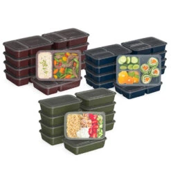 Bentgo Prep 60-Piece Meal Prep Kit -Bentgo Kitchen Sales Store BGPRPAK3 R 1