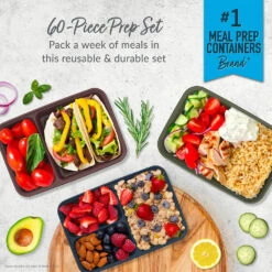 Bentgo Prep 60-Piece Meal Prep Kit -Bentgo Kitchen Sales Store BGPRPAK3 R 2