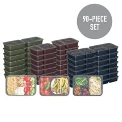 Bentgo Prep 90-Piece Meal Prep Kit 24 Bentgo Prep 90-Piece Meal Prep Kit -Bentgo Kitchen Sales Store BGPRPAK4 R