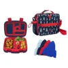 Bentgo Kids Prints Lunch Box, Lunch Bag, & Ice Packs