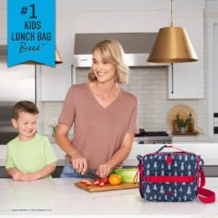 Bentgo Kids Prints Lunch Box, Lunch Bag, & Ice Packs -Bentgo Kitchen Sales Store BGPTBDL2 RKT 12