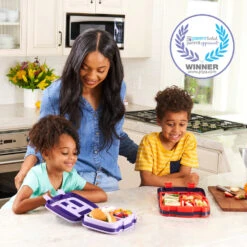 Bentgo Kids Prints Lunch Box, Lunch Bag, & Ice Packs -Bentgo Kitchen Sales Store BGPTBDL2 RKT 6